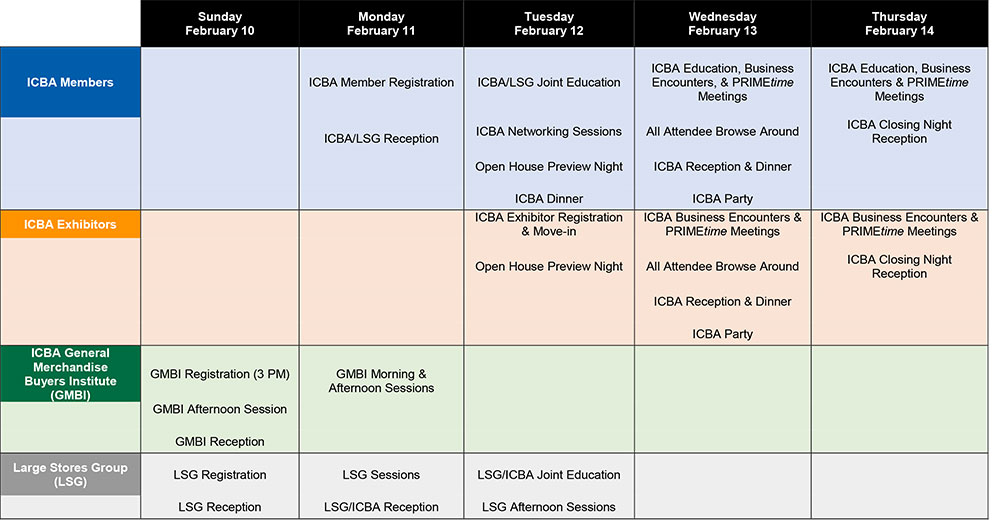 Icba 2019 Preliminary Agenda Independent College Bookstore Association 0899