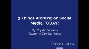 3 Things Working on Social Media Today