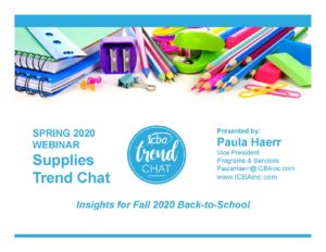 ICBA Spring 2020 Supplies Trend Chat Webinar