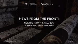 News from the Front: Insights into the Competitive Course Materials Market