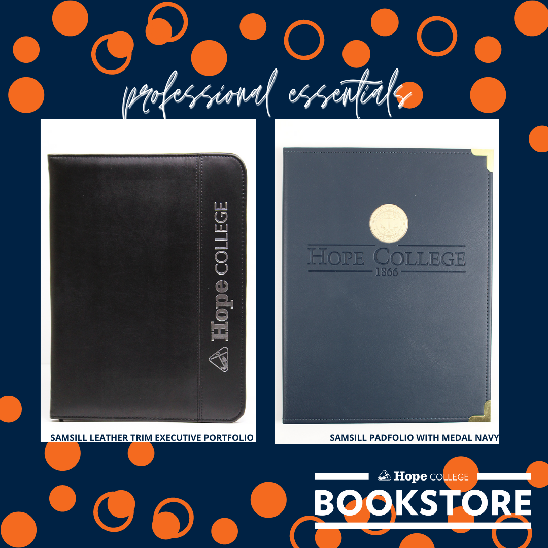 promotional image of a portfolio and a padfolio made by Samsill