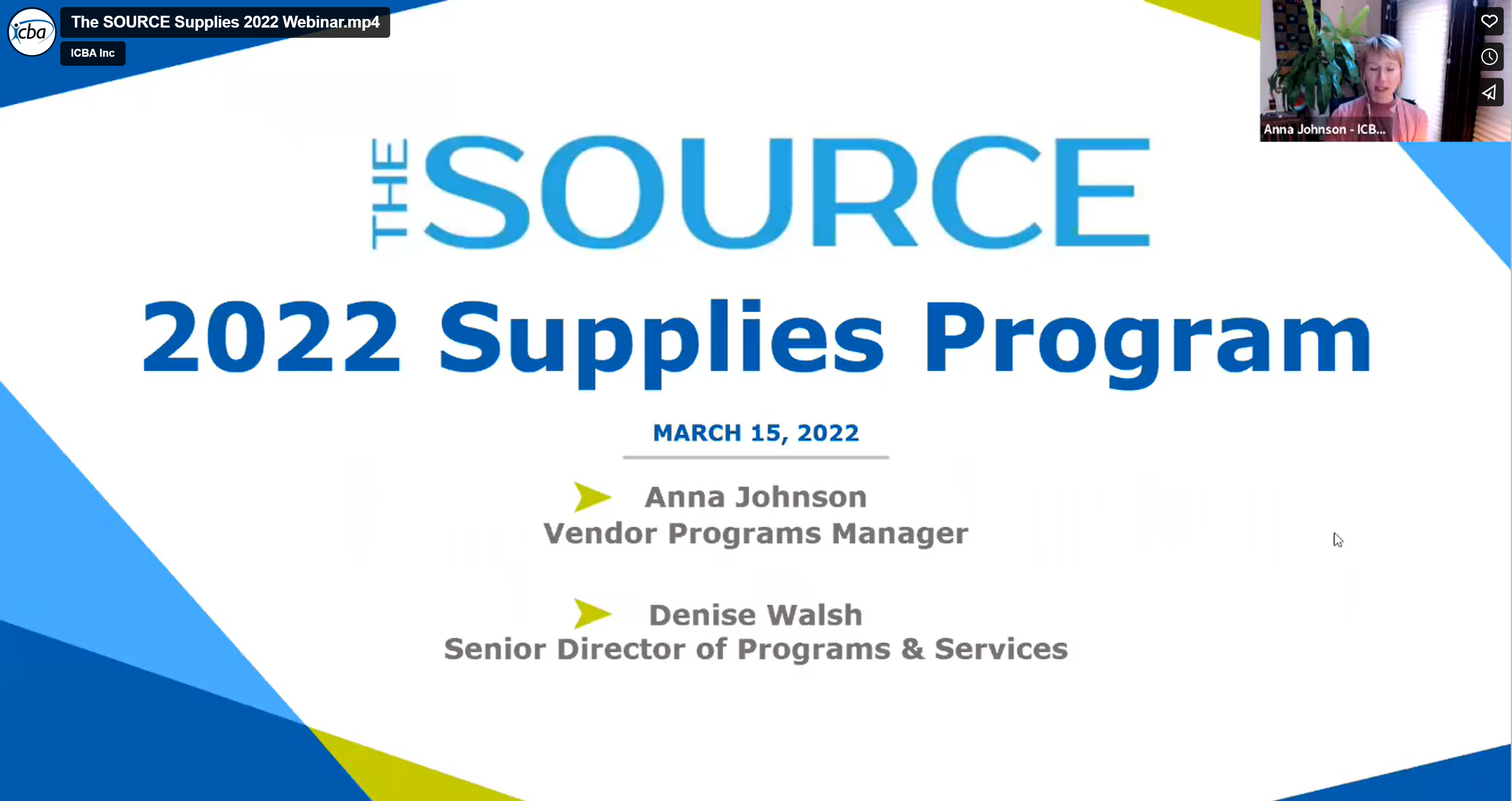 The SOURCE Supplies title page