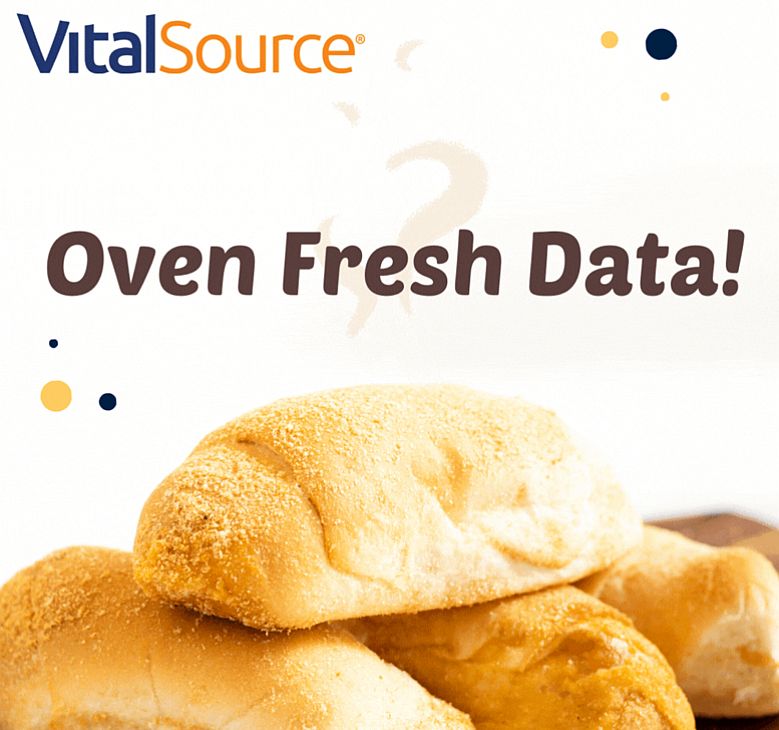image of fresh baked bread and also VitalSource logo