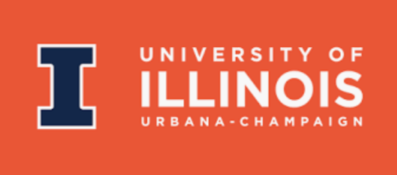 University of Illinois logo, orange with the big blue I