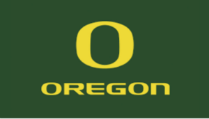 University of Oregon logo with big yellow O